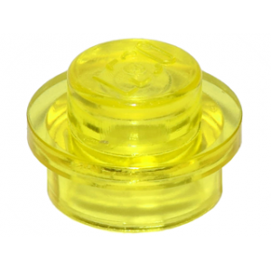 plaat 1x1 rond trans yellow